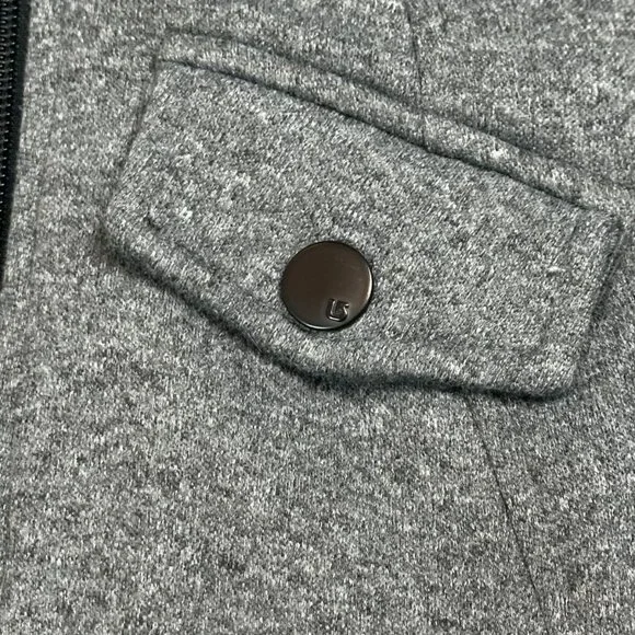 Burton Gray & Black Dry Ride Starr Hooded Zip Snowboard Vest - Small - NWOT - Picture 4 of 11